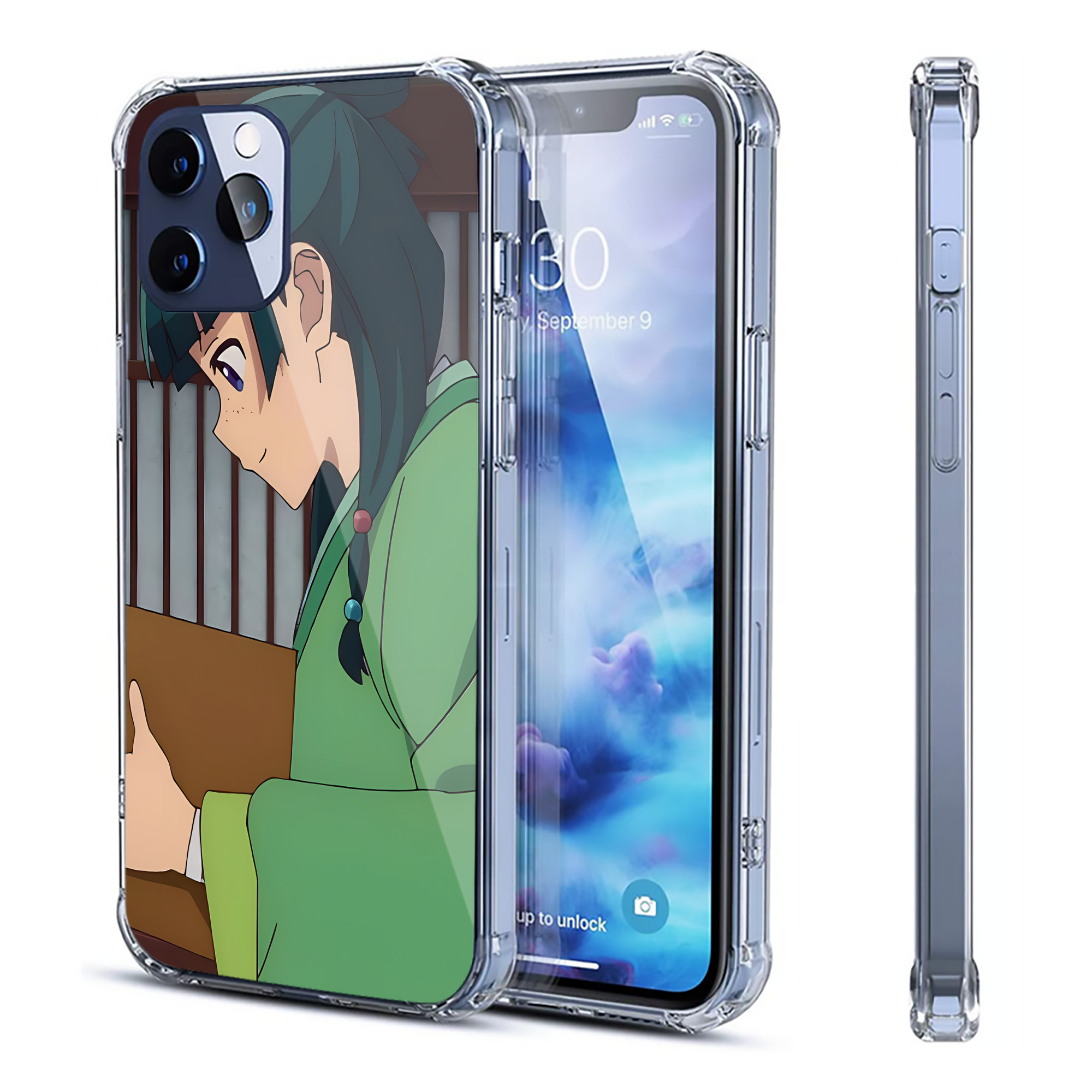 （画像用） 薬屋のひとりごと The Apothecary Diaries 【iPhone 12シリーズ対応】透明スマホケース（クリアソフトケース）